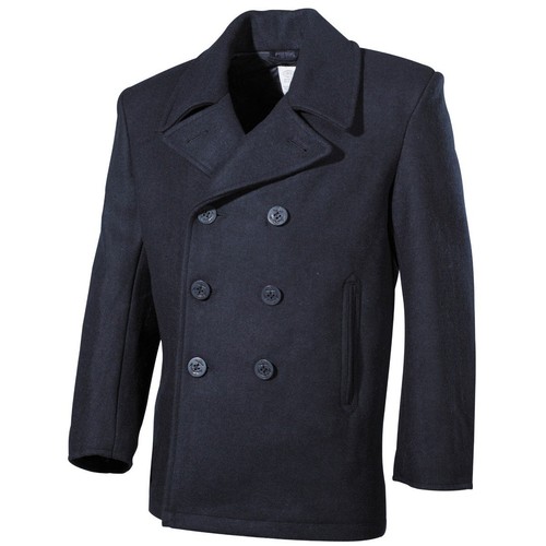 Pea coat blau mit - us, coat,