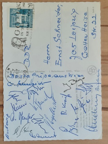 Karte aus österreich - aus, rapid