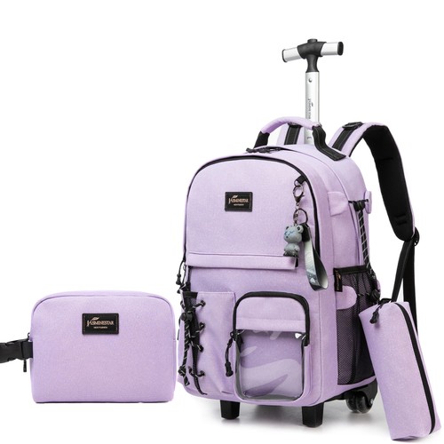 Trolley rucksack mit teenager - rucksack,