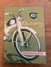 NSU Quickly Betriebsanleitung, Handbuch, original, guter Zustand, 03/1955