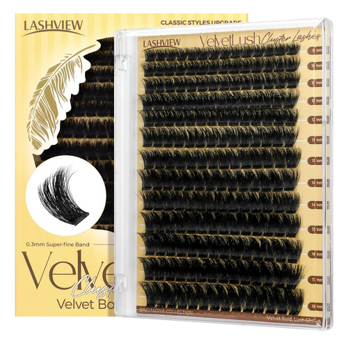 Fluffy lash extension - fluffy, clusters