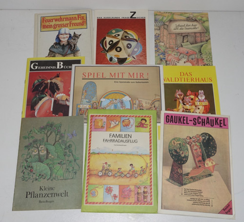 Ddr bastelbogen konvolut - ddr,