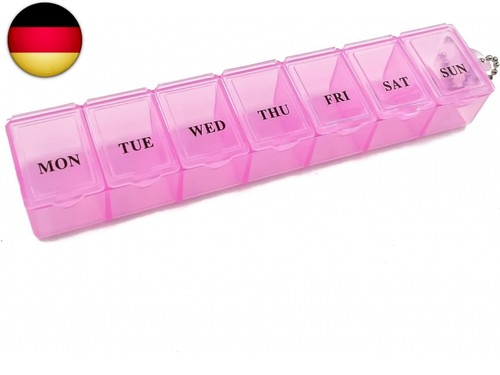 Pillendose organizer rosa - –,