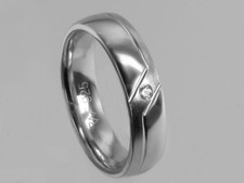 moderner Ring Damenring mit Zirkonia Silber Freundschaftsring anlaufgeschützt