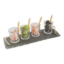 Teiliges vorspeisen set - vorspeisen,