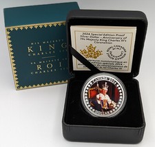 Kanada 1 Dollar 2024 Silber PP Krönung König Charles III Special Edition Proof