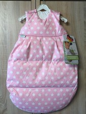 Odenwälder Baby nest Daunen Schlafsack 70 NEU Daunenschlafsack Sterne rosa