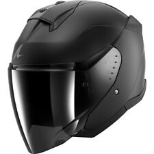 SHARK Skwal JET Dark Shadow Edition Matt Schwarz Helm Motorrad S 55/56