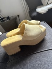 Tamaris Pantolette Clogs Leder gelb 37 Top