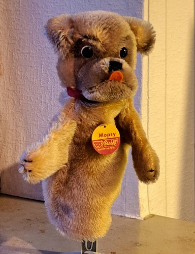 Steiff handpuppe mops mopsy - steiff,
