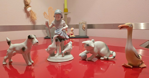 Goebel porzellanfigur mädchen - goebel,