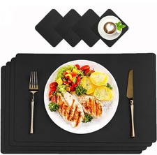 Tischset Lederoptik Abwaschbar