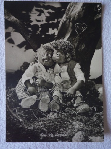 Alte postkarte mecki - ",