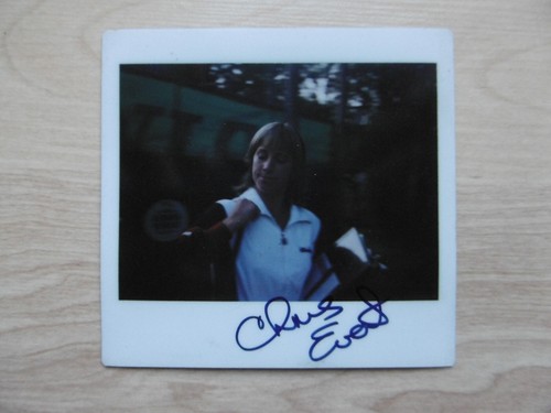 Chris evert autogramm - autogramm, signed