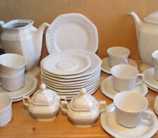 Seltmann Weiden Andrea blaue Punkte Kaffeetasse 2tlg. Kuchenteller  zur Auswahl 