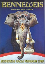 Zirkus Circus CIRKUS BENNEWEIS 1999 - Programmheft mit Dressur aus der DDR