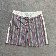 SUNDEK Herren Badehose Badeshorts Gr. L USA Beach Board Shorts Surf 21705 Blau