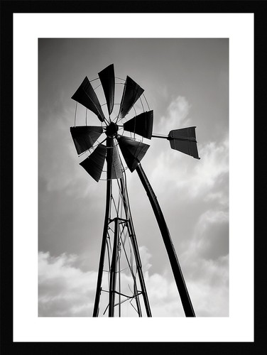 Epische windmühle gerahmtes - windmühle,