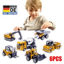 6 Stück Baustellen Fahrzeuge