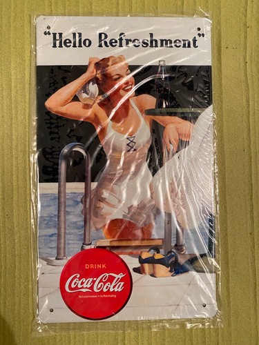Coca cola werbetafeln 3er set - werbetafeln,