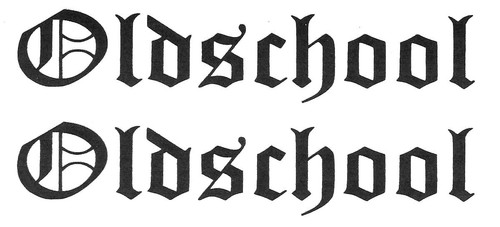 Oldschool auto aufkleber - oldschool,