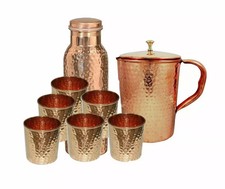 Reines Kupfer Set Flasche