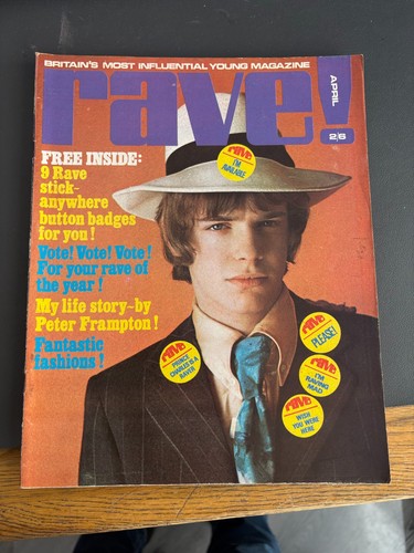 Rave magazine april 1968 - magazine,