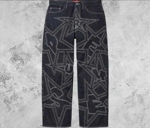 Supreme stars topstitch - stars, baggy