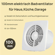 Badlüfter 100mm mit Nachlauf