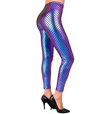 Leggings Fischschuppen türkis