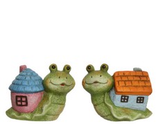 1 Dekofiguren 11cm Schnecken