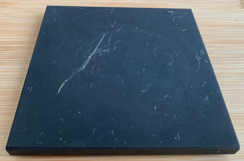 Echte schungit platte 10x10 - echte, cm