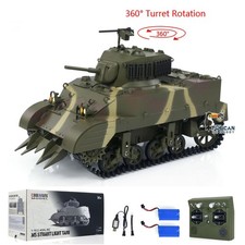 1:16 RC Funkfernsteuerung Leichter Panzer M5A1 Stuart VI drehbar Rauchgeräusch