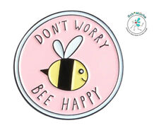 Anstecker Biene Happy Glück