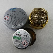 Lötzubehör Lötzinn Lötfett