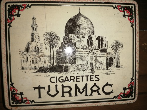 Antike blechdose turmac - antike, 100