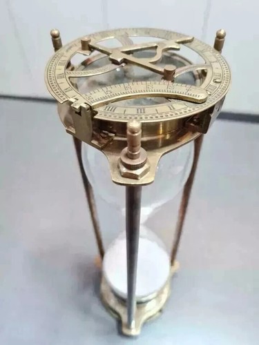 Messing sanduhr mit - messing,
