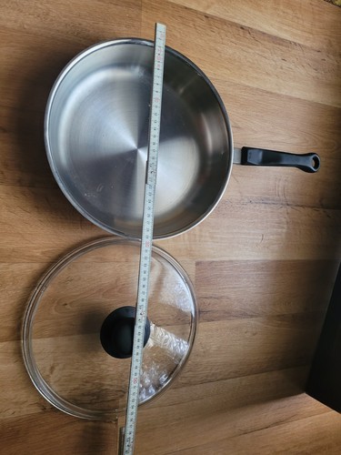 Fissler pfanne mit - pfanne, glasdeckel