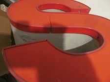 großer Metall Alu Buchstabe "