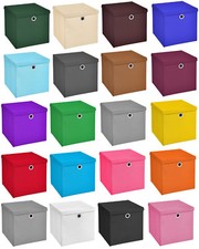 Faltbox 28 x 28 x 28 cm Aufbewahrungsbox Spielzeugkiste Kiste Faltschachtel Korb