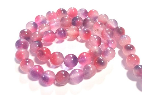 Jade kugeln perlen pink - jade,