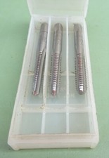 3 HSS Hand Gewindebohrer W1/4" BSW Whitworth Gewinde Gewindeschneider Satz Zoll