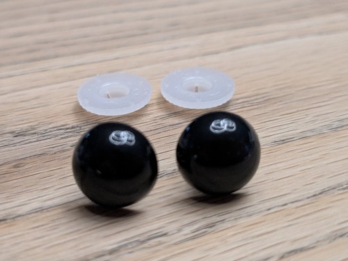 12mm sicherheitsaugen 1 paar - 12mm,