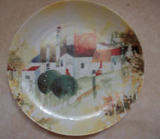 Wandteller Fa Kaiser 1872 Village Franz Heigl