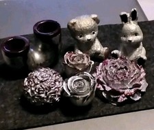 7 DEKO FIGUREN Steingarten