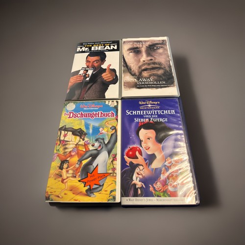 Vhs videokassetten vier stück - videokassetten,