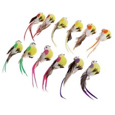 12pcs Künstliche Vogel