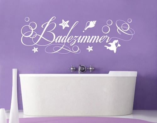 Wandtattoo badezimmer - wandtattoo,