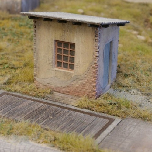 Alte wiegestation spur - wiegestation, 1:87