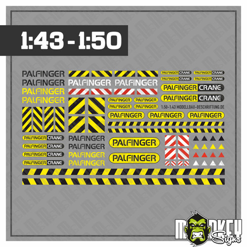 Palfinger aufkleber set für - aufkleber,